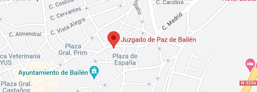 donde Registro Civil Bailen Jaen