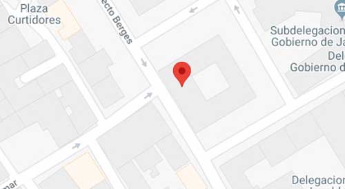 mapa registro civil jaen